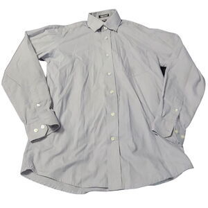 Rivers End Mens Button Down Shirt Gray Size Small Cotton Blend Long Sleeve